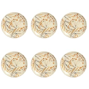 Conjunto de Pratos de Sobremesa 06 Peças Coup Ikebana Porto Brasil
