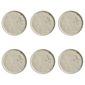 Conjunto de Pratos de Sobremesa 06 Peças Bio Campestre Porto Brasil