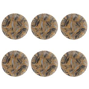 Conjunto de Pratos de Sobremesa 06 Peças Coup Amarilla Porto Brasil
