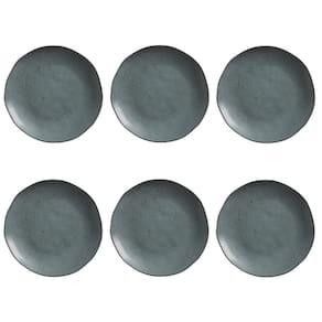 Conjunto de Pratos Rasos 06 Peças Orgânico Petroleum Porto Brasil