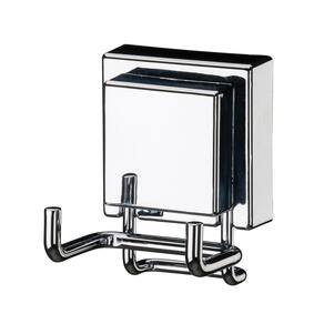 Gancho Duplo Inox Cromado 6x6x8cm - Qualità Premium