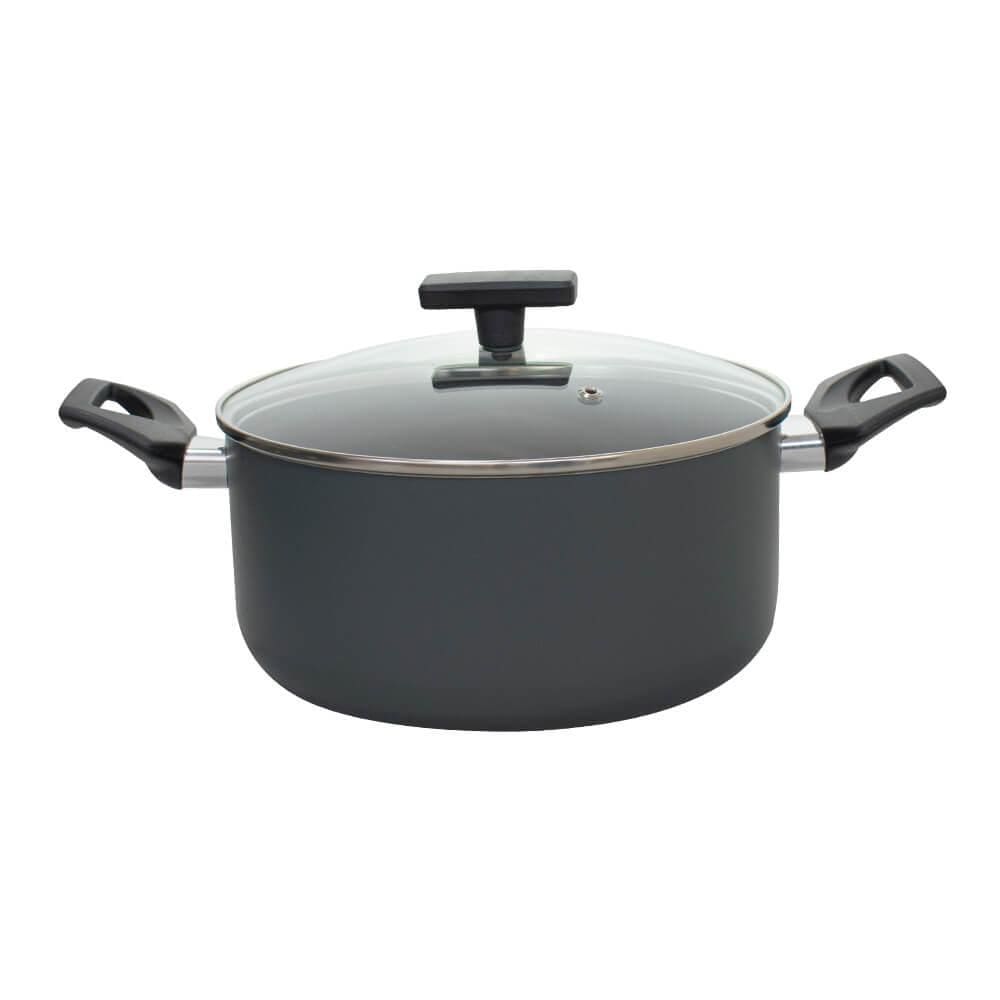 Caçarola Antiaderente Cerâmica Preserve Cinza 20cm - Brinox