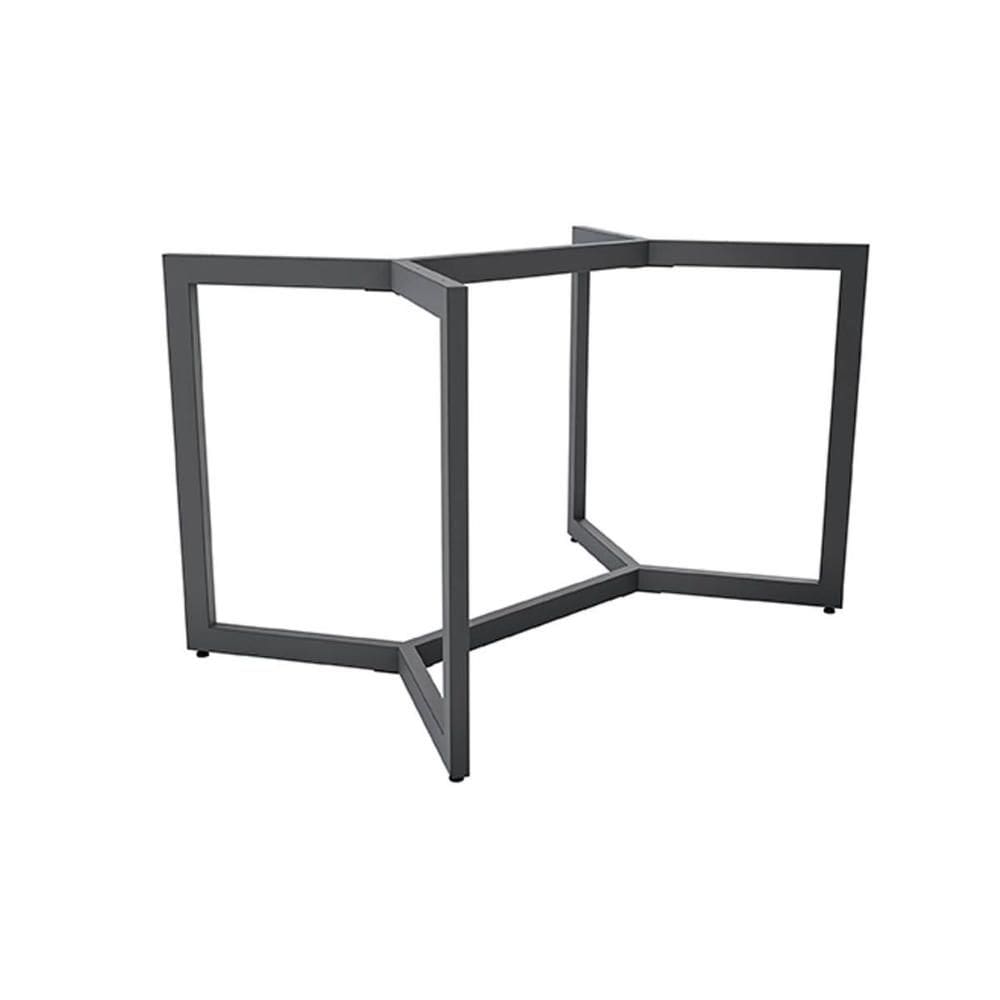 Base de Mesa p/ Cozinha Laguna M083 AÇO s/Tampo Preto Fosco - Kappesberg