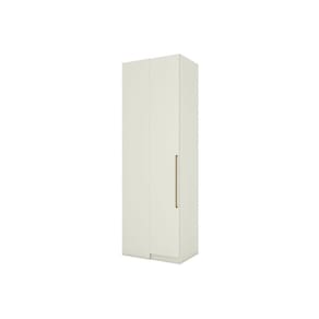 Módulo de Quarto Casal Guarda Roupa Canto Reto c/ 1 Porta MC14 Seletto Areia - Henn