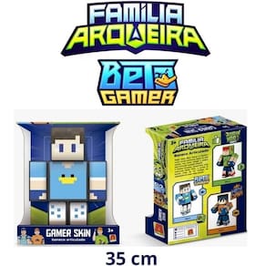 Boneco Grande 35Cm - Familia Arqueira-Beto Gamer