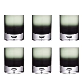 Conjunto 6 Copos em Vidro Fumê 10cm BJ0010 BTC