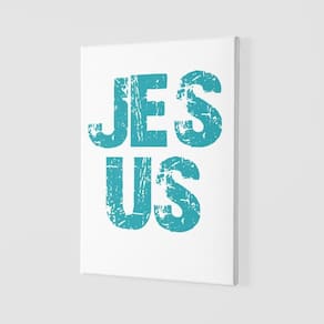 Quadro Placa Decorativa - Jesus -tamanho 30x45cm