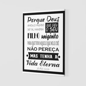 Placa Decorativa Fé E Religião - João 13:16 - 30x45cm