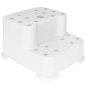 Degrau Duplo Antiderrapante Branco Buba 18017