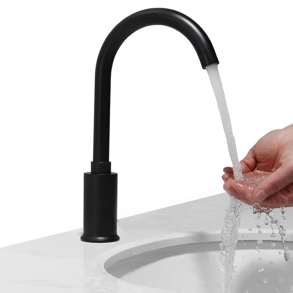 Torneira com Sensor de Toque para Banheiro Lavabo Lavatório Bica Alta Inox Automática