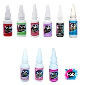 Corante Neocolor 9 Cores Fab Ind 25g Corante universal (lipossolu´vel e hidrossolu´vel) Use em Chantilly, Chocolate