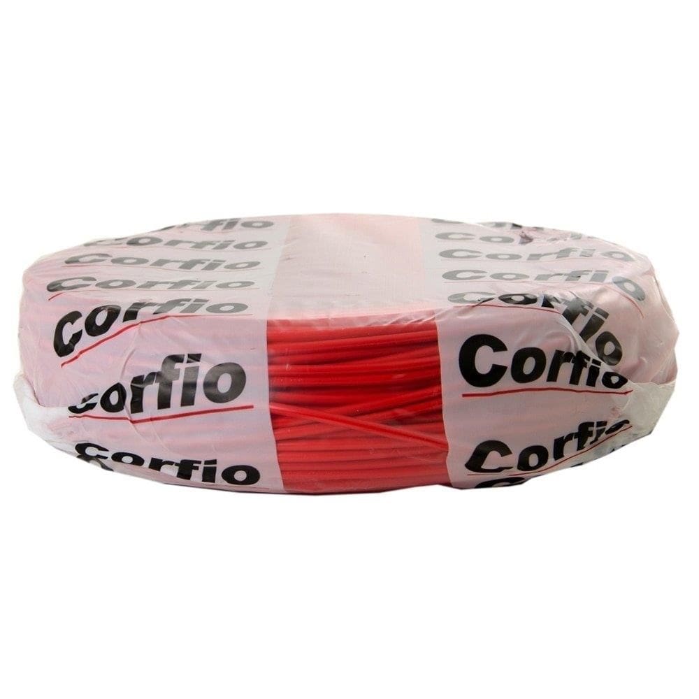 Cabo Flexível Corfio 2,5mmx100m Rolo 750V Vermelho