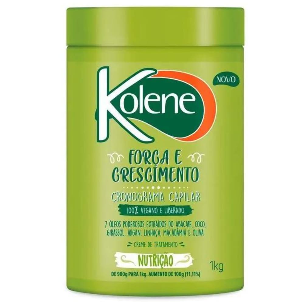 Creme de Tratamento Kolene Força e Crescimento Nutrição 1kg