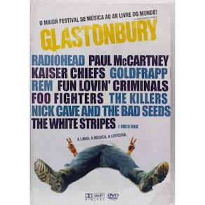 DVD Glastonbury(Foo Fighters,Kaiser Chiefs,The Killers,Rem)