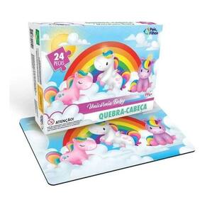 Puzzle Quebra Cabeça Unicórnio Baby 24 Peças - Pais & Filhos