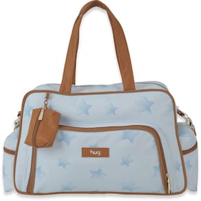 Bolsa Maternidade Céu Estrelado G - Azul Bebê - Hug