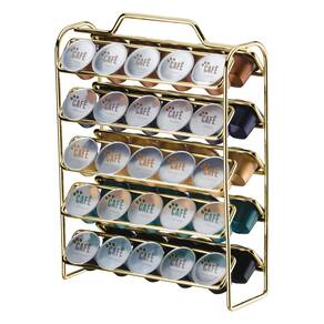 Organizador De Cápsulas De Café Future Dourado 50 Unidades