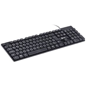 Teclado Chocolate Usb Dynamic Abnt2 1.8M Preto - Dt160
