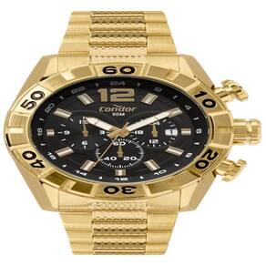 Relógio Condor Masculino Civic Dourado Covd33Avt/4P