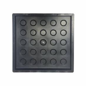 Forma Plastica Piso Tátil Bolinha 25X25X2Cm 10 Unidades