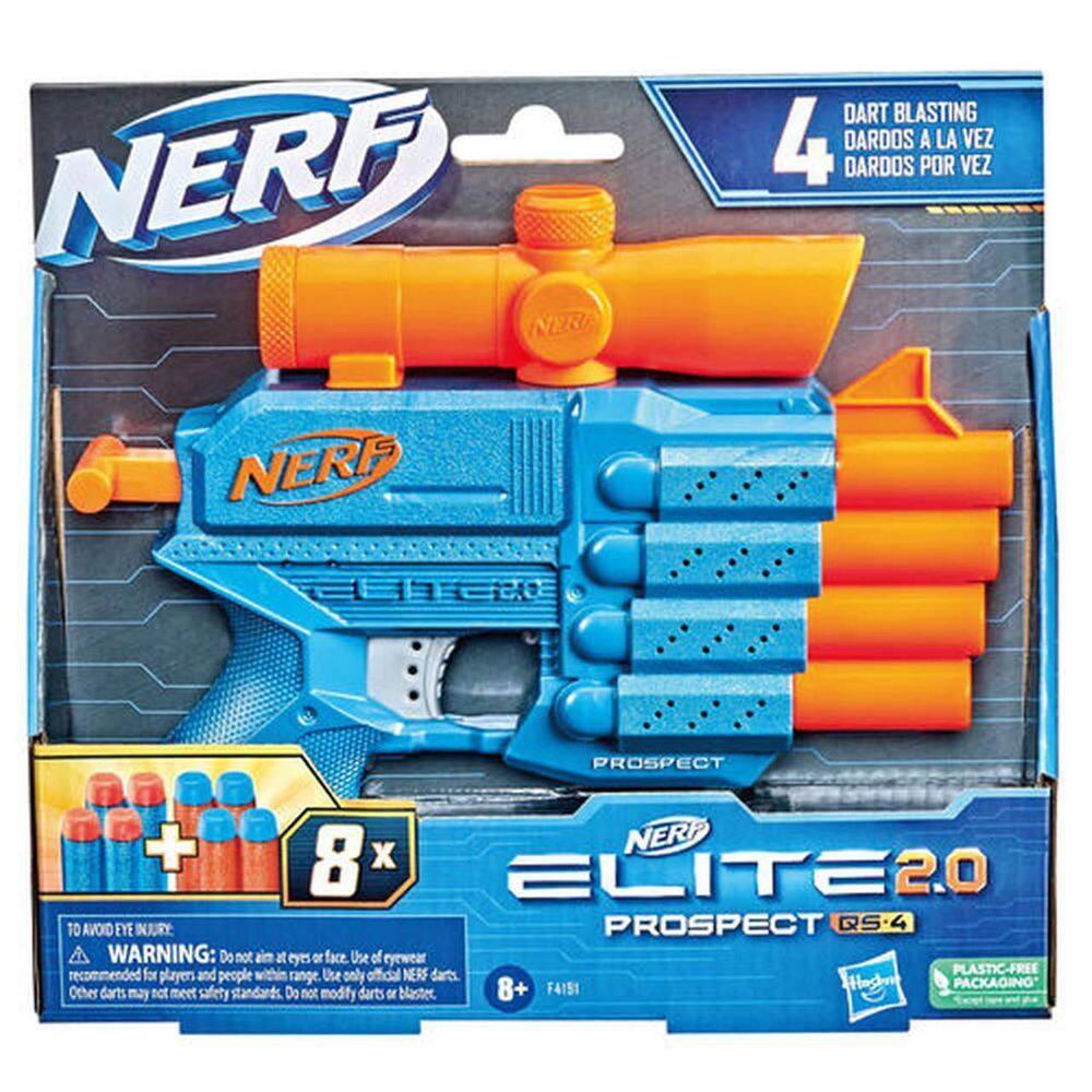 Nerf Blaster Hasbro Elite com 4 Barris e 8 Dardos | Casas Bahia