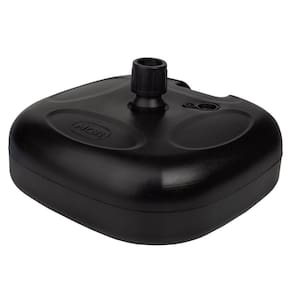 Base Plástica Para Ombrelone Ou Guarda Sol Preta Mor