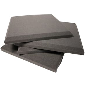 Espuma Acústica Auto Extinguível 2cm - Kit 20 Placas - Cinza