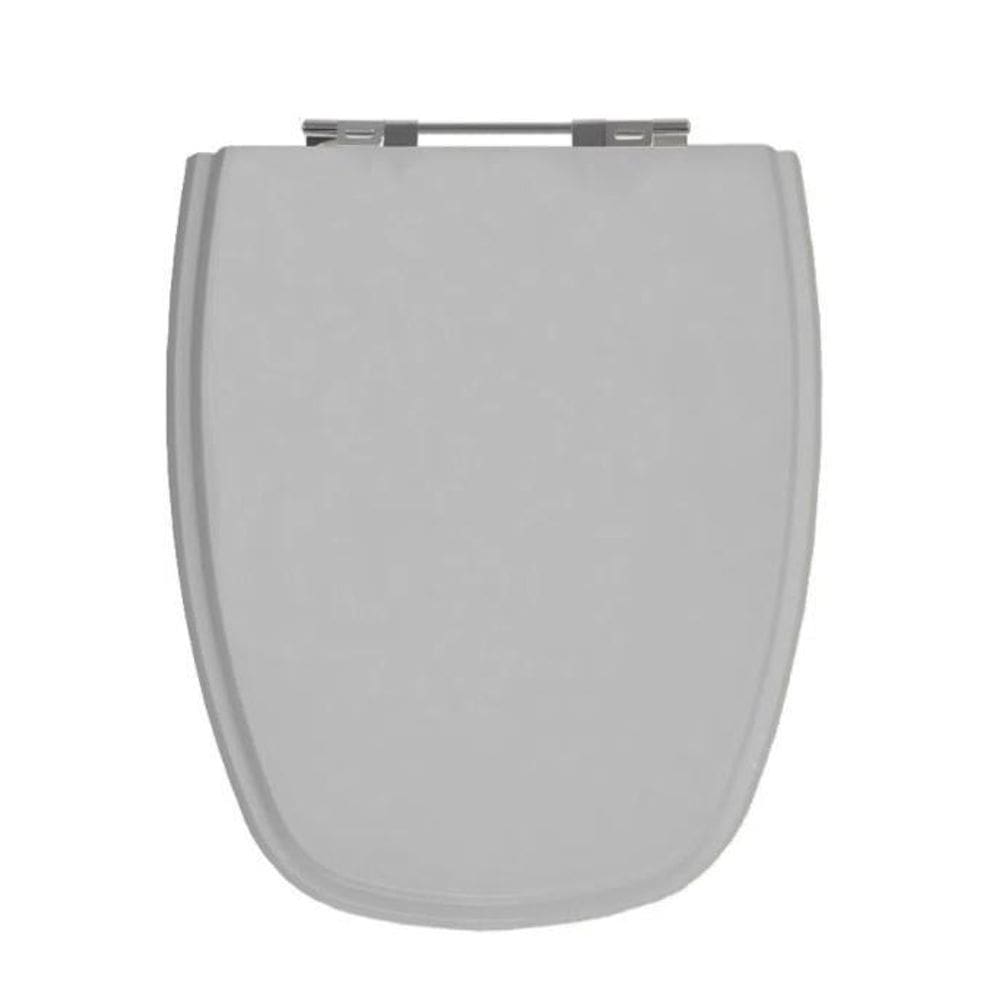 Assento Sanitário MDF Laqueado Deca Cinza 15cm