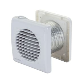 Exaustor Kit Ventilador Axial Kexb 100Mm Branco - Ventisol