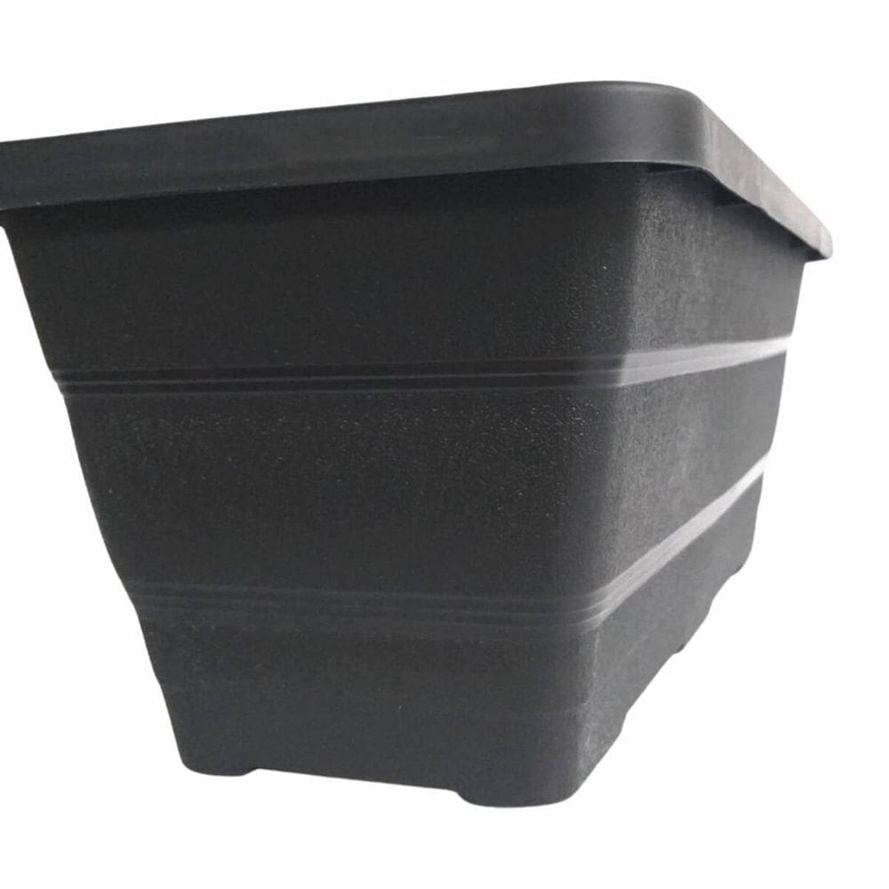 Jardineira Roma (42X20X17) Preta RIQUEPLÁS