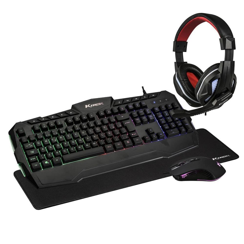 Kit Gamer Ktrok Extreme 4 em 1 LED