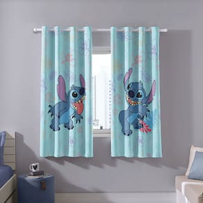 Cortina Infantil Menino E Menina Disney Corta Luz Tecido Blackout 70% 2,60 x 1,70