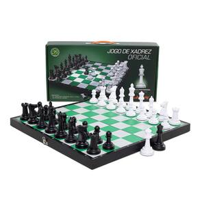 Jogo de Xadrez Oficial Tabuleiro Dobrável - JAEHRIG - J018