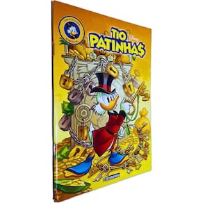 Quadrinhos HQ Gibi Graphic Novel Formatinho 13,50x19 cm Lombada com Grampos Tio Patinhas nº 56 Culturama