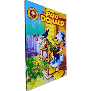 Quadrinhos HQ Gibi Graphic Novel Formatinho 13,50x19 cm Lombada com Grampos Pato Donald nº 56 Culturama