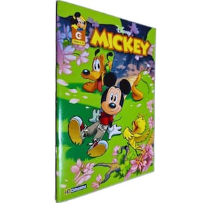 Quadrinhos HQ Gibi Graphic Novel Formatinho 13,50x19 cm Lombada com Grampos Mickey nº 32 Culturama