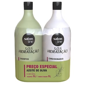Shampoo e Condicionador Salon Line Ultra Cachos S.O.S 1l (cada)
