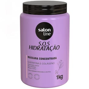 Máscara de Hidratação Salon Line Queratina e Colágeno Concentrada S.O.S 1kg