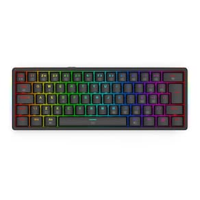 Teclado Mecânico Gamer Redragon Akali - ABNT2 - Iluminação RGB - Switch Marrom - Preto - K642-RGB