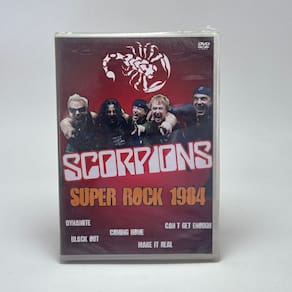 Dvd Scorpions - Super Rock 1984