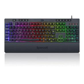Teclado Gamer Redragon Shiva K512RGB - ABNT2 - Teclas Multimídia - LED RGB - Apoio de Punho