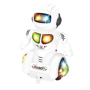 Brinca Brilha Robô Branco - Robô com Luzes (1 unidade)