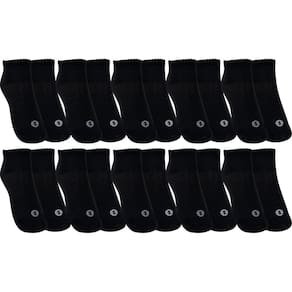 Kit 10 Pares de Meias Respirável Invisível Tamanho 34-38 Casual Oxer Adulto