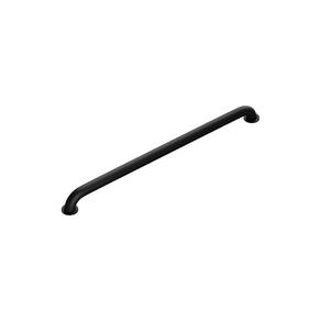 Barra de Apoio Fosco 80cm para Banheiro Preto