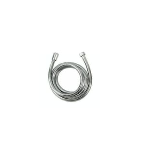 Mangueira para Ducha Metal Cromada C/1,75 Cinza