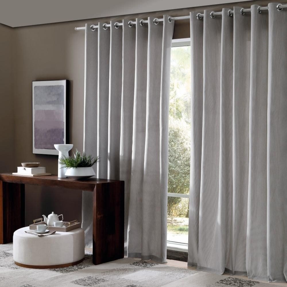 Cortina Para Sala Quarto Treviso Bella Janela 3,00m x 2,30m