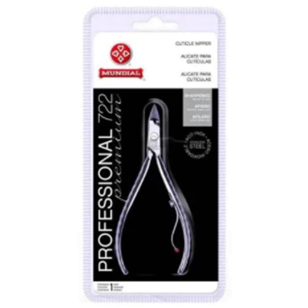 Alicate Para Manicure Cuticula Mundial 722 Profissional Inox