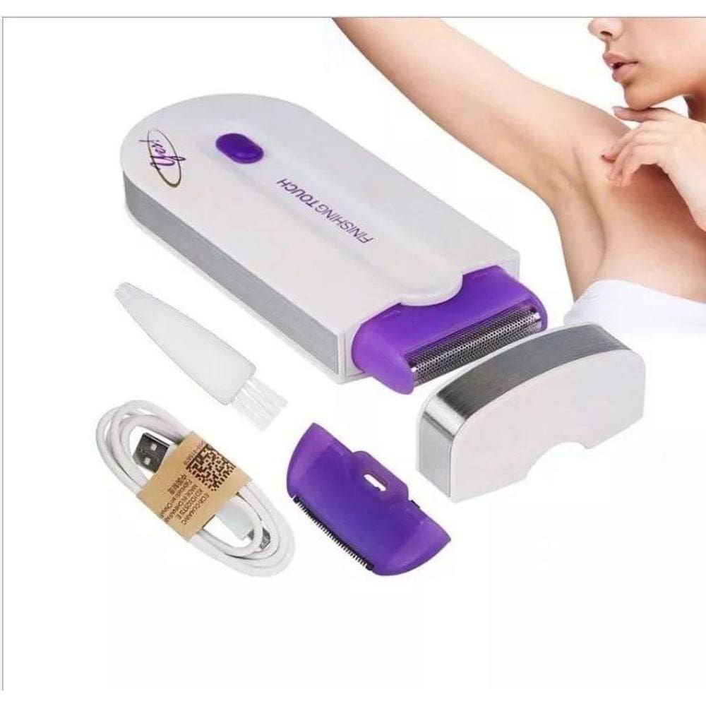 Depilador Laser Recarregável Branco - Tecnologia Avançada