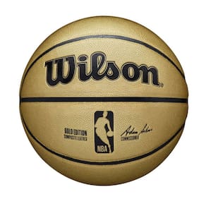 Bola de Basquete NBA Alliance Autograph Gold Edition para Autógrafos Maior Durabilidade Wilson