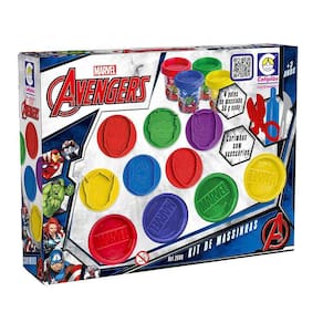 Kit Massinha de Modelar - Marvel Avengers - 4 Potes - Cotiplás